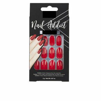 Uñas Postizas Ardell Nail Addict Cherry Red (24 Pcs)