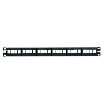 Panduit 24-port Modular Patch Panel 6 Removable Faceplates 1u