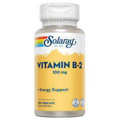 Solaray Vitamina B2 100 Mg 100 Cápsulas Vegetales