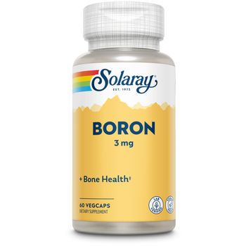 Solaray Boro Citrato 3 Mg 60 Cápsulas Vegetales