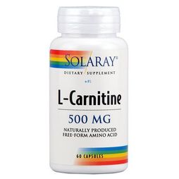 Solaray L-carnitine 500 Mg 30 C&aacute;psulas