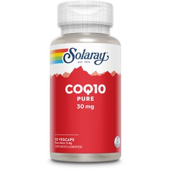 Solaray Coenzima Pura Coq-10 30 Mg 30 Cápsulas Vegetales