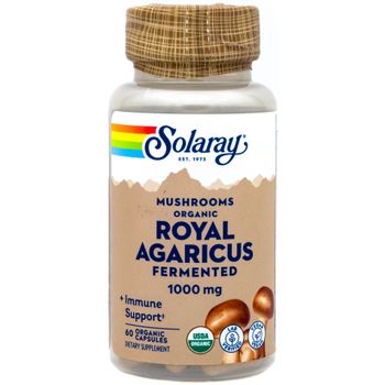 Solaray Royal Agaricus 500 Mg 60 Cápsulas Vegetales