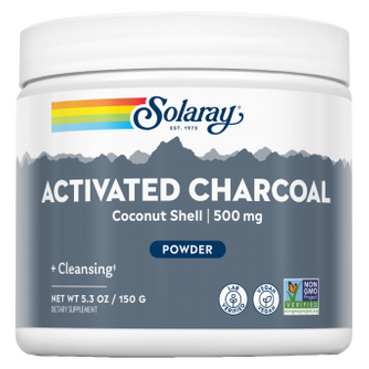 Solaray Carbón Activado De Coco 75 Gr