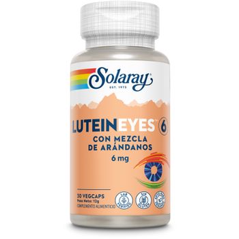 Solaray Lutein Eyes 6 Mg 30 Cápsulas