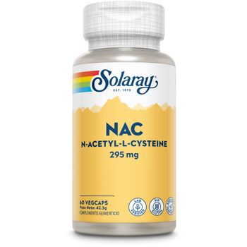 Solaray Nac 295 Mg 60 Cápsulas Vegetales