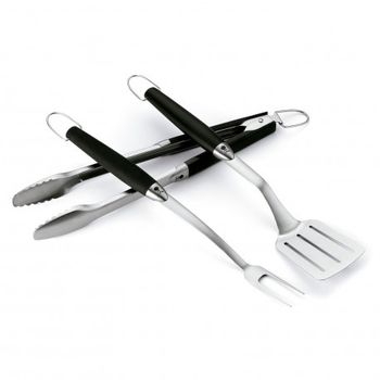 Set 3 Utensilios De Acero Inoxidable Weber Original - 6630 - Weber