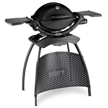 Barbacoa Weber De Gas Q 1200 Black Con Stand