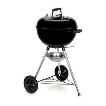 Weber E-4710 Barbacoa Carro Charcoal (fuel) Negro, Plata