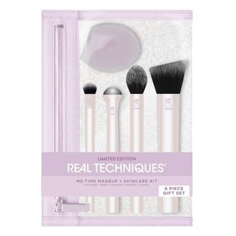 Real Techniques Set De Brochas De Maquillaje Y Cuidado Facial 6 Unidades