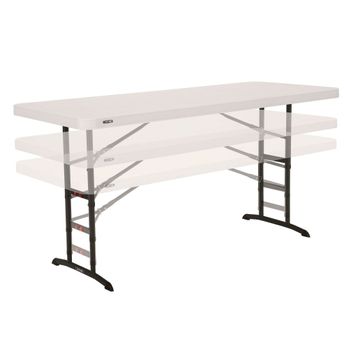 Mesa Plegable Ajustable En Altura Lifetime 183x76x61-91 Cm