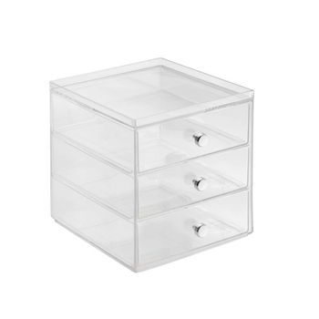 Caja De Almacenaje Para Cosméticos 3 Cajones - L 16.5  X A 18  X H 18  Cm