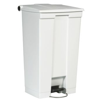 CUBO BASURA CON PEDAL ALUM.BLANCO 20 LITROS 27X22X29