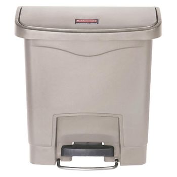 Rubbermaid Slim Jim® De Pedal Frontal 15 L De Resina Beige