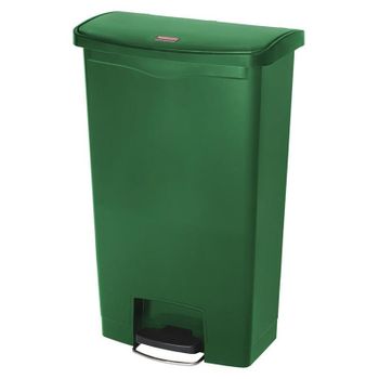 Rubbermaid Slim Jim 68l/18g Fs Resin Step On Verde