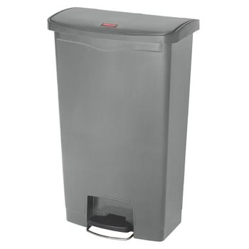 Rubbermaid Slim Jim® De Pedal Frontal 130 L De Resina Gris