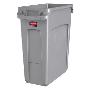 Contenedor Slim Jim 60 Litros Gris Rubbermaid