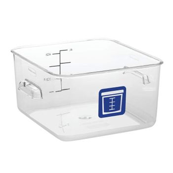 Rubbermaid Sq. Container - Clear - 4qt Azul