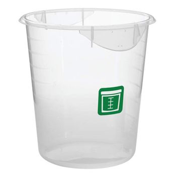 Rubbermaid Rnd. Container - Clpp - 8qt Verde