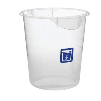 Rubbermaid Rnd. Container - Clpp - 8qt Azul