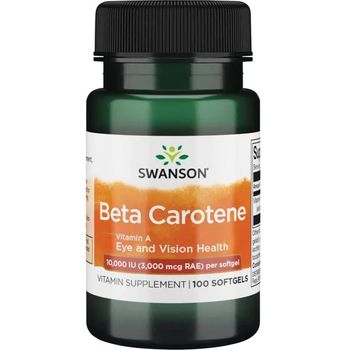 Swanson Beta-carotene Vitamin A 100 Softgels