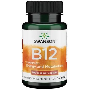 Swanson Vitamin B-12 500 Mg 100 Capsulas