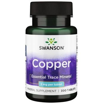 Swanson Copper 2 Mg 300 Comprimidos