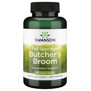 Swanson Butcher's Broom 470 Mg 100 Capsulas