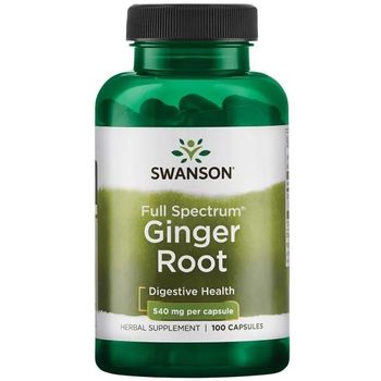 Swanson Ginger Root 540 Mg 100 Cápsulas