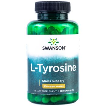 Swanson L-tyrosina 500 Mg 100 Cápsulas