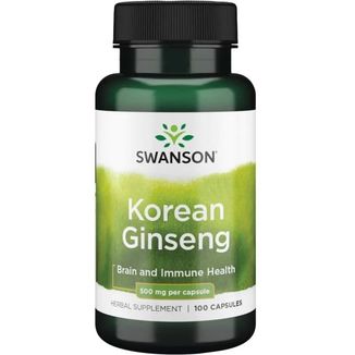 Swanson Korean Ginseng 500 Mg 100 Capsulas