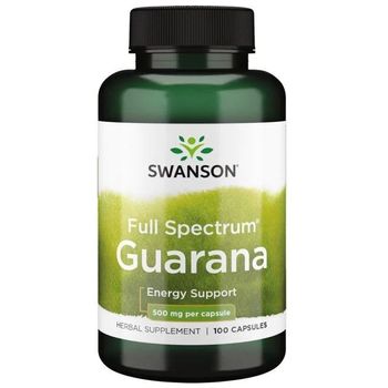 Swanson Guarana 500 Mg 100 Capsules