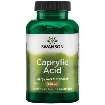 Swanson Caprylic Acid 600 Mg 60 Capsulas