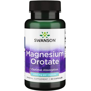 Swanson Magnesium Orotate 40 Mg 60 Capsulas