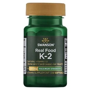 Swanson Vitamin K2 Menaquinone 7 From Natto 200 Mg 30 Capsulas