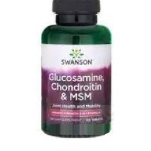 Swanson Glucosamine Chondroitin & Msm 120 Comprimidos