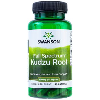 Swanson Kudzu Root 500 Mg 60 Cápsulas