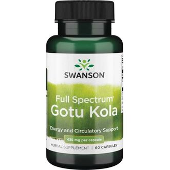 Swanson Gotu Kola 435 Mg 60 Capsulas