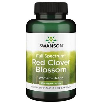 Swanson Red Clover Blossom 430 Mg 90 Capsules