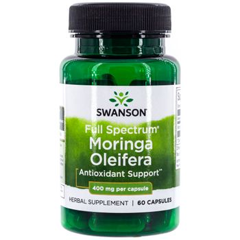 Swanson Full Spectrum Moringa Oleifera 400 Mg 60 Cápsulas