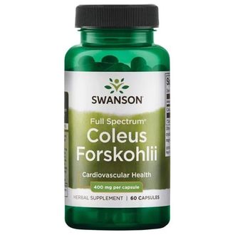 Swanson Full Spectrum Coleus Forskohlii 400 Mg 60 Capsulas