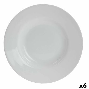 Plato Hondo Bormioli Rocco Toledo Vidrio 23 Cm (6 Unidades)