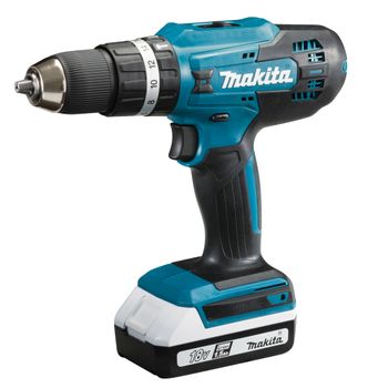 Makita Hp488d006 Taladro Percutor 18v 42nm 2,0ah 2 Bat.