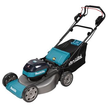 Makita Lm002gt201 Cortacésped 40vmax Xgt 53cm 5,0ah 2 Bat Bl Carcasa De Chapa, Tracción