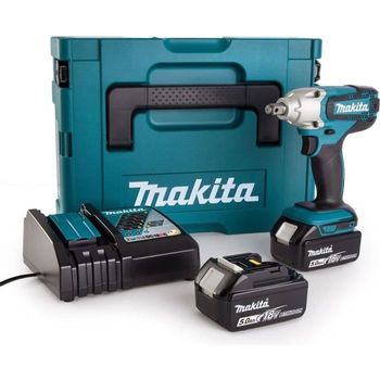 Llave De Impacto + 2 Baterías + Estuche Makpac Dtw190rtj Makita