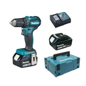 Taladro Atornillador Makita 18 V Li-ion 3 Ah Ø 13 Mm Ddf483rfj Makita