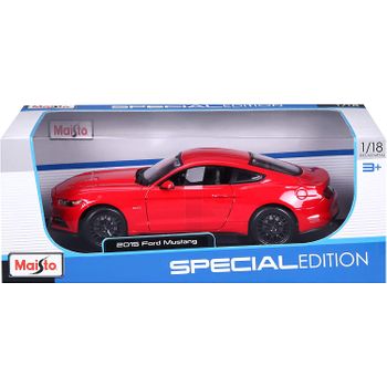 Ford Mustang Gt Año 2015 Escala 1:18 Rojo Maisto 31197r