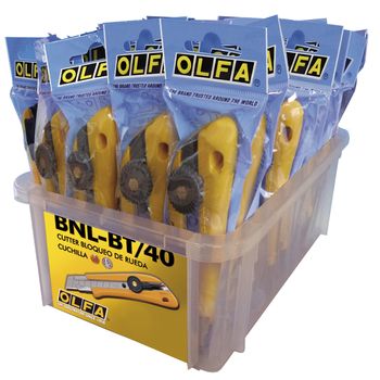 Olfa Bnl-bt/40 - Cutter Bn-l Con Cuchilla 18mm En Bolsa De Plástico