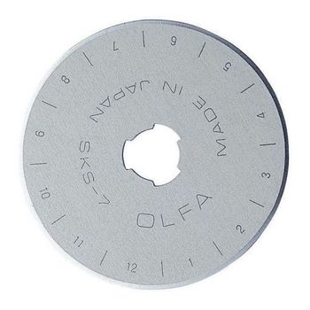 Pack De 10 Cuchillas Circulares 45x0,3 Mm Plateadas Olfa Rb45-10