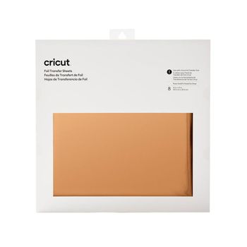 Cricut Transfer Foil Oro Rosa 30,5 X 30,5 Cm (8 Hojas)